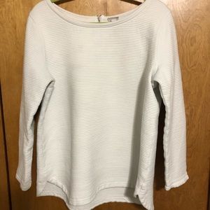 White 3/4 sleeve blouse
